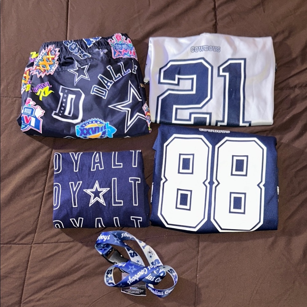 NFL Dallas Cowboys Blue and White Jerseys